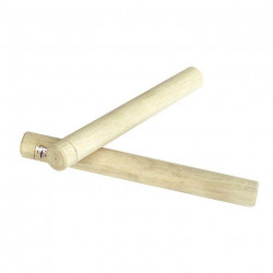 PAIRE DE CLAVES EN BOIS 18CM