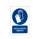 PANNEAU PVC 210X300MM GANTS DE PROTECTION OBLIGATOIRES