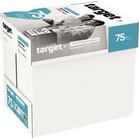 PAPIER A4 75G BLC **BOX2500F**  TARGET PROFESSIONAL PEFC ECOLABEL DONT ECOFOLIO 0.65CTS