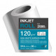 PAPIER COUCHE IMP. *PQT2*COUL. EXTRA BLANC 120G 914MMx30 M  ROULEAUX 2586C