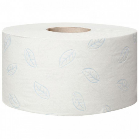 PAPIER HYGIENIQUE TOILETTE PQT12 RL DDE 850F 2 PLIS MINI JUMBO TORK T2 110253 170M   40362 ECOLABEL