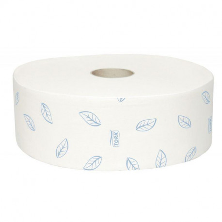 PAPIER HYGIENIQUE TOILETTE PQT6 RL DE 1800F  JUMBO TORK 110273 T1 BOBINES 360M ECOLABEL RECYCLE