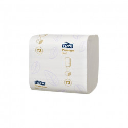 PAPIER TOILETTE FEUILLE A FEUILLE TORK PREMIUM SOFT ECOLABEL(114273) x30 4036