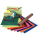 PAPIER VITRAIL 20 X 30 CM COULEURS ASSORTIES PQT10F