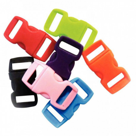 PAQUET DE 100 CLIPS EN PLASTIQUE COLORIS ASSORTIS