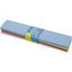 PAQUET DE 10 FEUILLES CRÉPON ORDINAIRES 200X50CM COLORIS PASTELS ASSORTIS