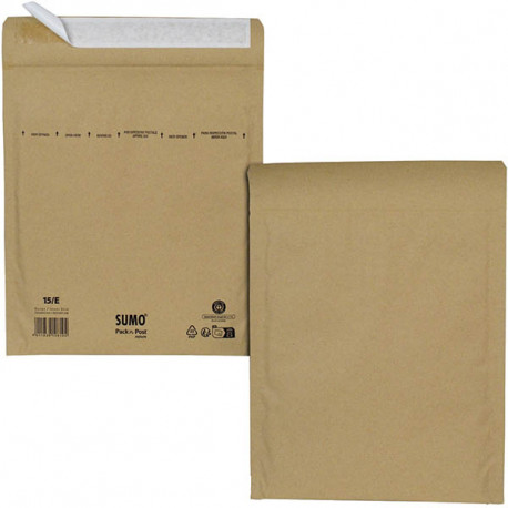 PAQUET DE 10 POCHETTES KRAFT 235X265