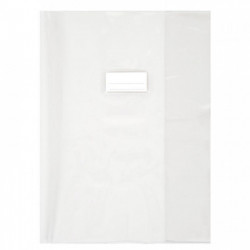 PAQUET DE 10 PROTÈGE-CAHIERS 24X32 CM, PVC 21/100ÈME CRISTAL INCOLORE