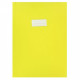 PAQUET DE 10 PROTÈGES-CAHIER ÉPAISSEUR 21/100ÈME 21X29,7CM PVC JAUNE