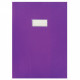 PAQUET DE 10 PROTÈGES-CAHIER ÉPAISSEUR 21/100ÈME 21X29,7CM PVC VIOLET