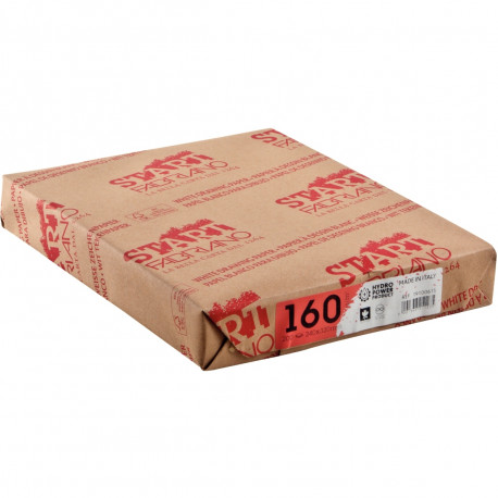 PAQUET DE 200 FEUILLES À DESSIN 160G 24X32CM BLANC