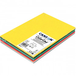 PAQUET DE 250 FEUILLES COLORLINE FORMAT A4 150G ASSORTIS