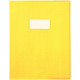 PAQUET DE 30 PROTÈGE-CAHIERS GRAIN 10/100ÈME FORMAT 17 X 22 CM COLORIS JAUNE