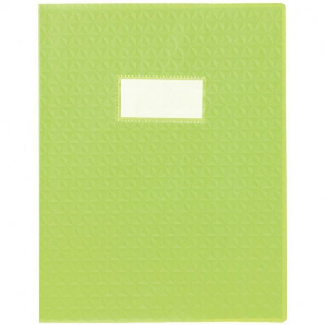 PAQUET DE 30 PROTÈGE-CAHIERS GRAIN 10/100ÈME FORMAT 17 X 22 CM COLORIS VERT CLAIR