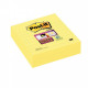 PAQUET DE 3 BLOCS NOTES SUPER STICKY LIGNÉES 70 FEUILLES, FORMAT : 101 X 101 MM COLORIS JAUNE