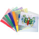 PAQUET DE 6 ENVELOPPES EN POLYPROPYLÈNE POUR FORMAT A5, COLORIS ASSORTIS