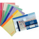 PAQUET DE 6 ENVELOPPES EN POLYPROPYLÈNE POUR FORMAT A6, COLORIS ASSORTIS