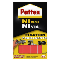 PASTILLES NI CLOU NI VIS DOUBLE FACE DEFINITIF PATTEX 687066