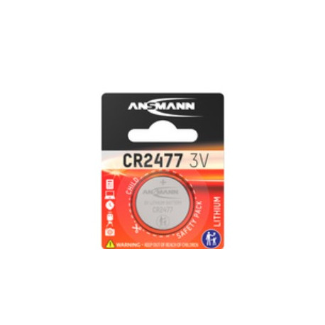 PILE LITHIUM 3V CR2477 BLISTER X1 ANSMANN
