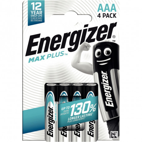PILES LR03 AAA 1.5V LR03 PQT4 ALCALINE OPTIMUM ENERGIZER MAW PLUS