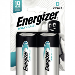 PILES LR20  1,5V PQT2 ENERGIZER  MAX PLUS D