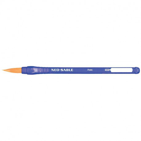 PINCEAU KAMIKAZE N° 14 POILS SYNTHÉTIQUES TRÈS RÉSISTANTS MANCHE PLASTIQUE SOLIDE ( SANS PVC )