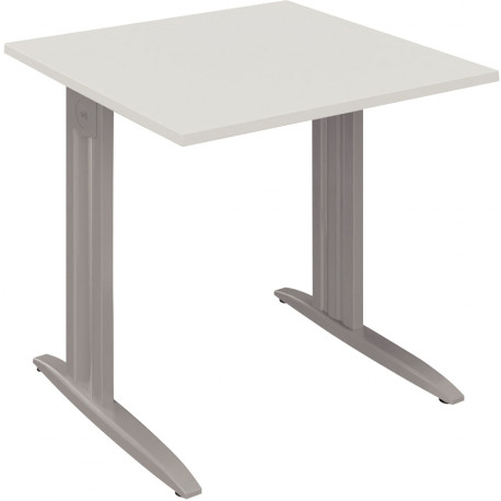 PLAN DROIT MISSOIRI L80XP80 H73.5 CM PLATEAU BLANC/PIETEMENT ALU FAB FR OBTURAT.OPTION.VOILE DE FOND OPTION.NF GAR 5 ANS 