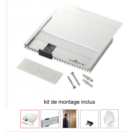 PLAQUE DE SIGNALISATION ALUMINIUM 297 X 420mm DURABLE 4808-23