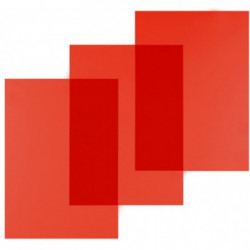 PLAT COUVERTURE TRANSP ROUGE PQT 100 INTROPA 8009008