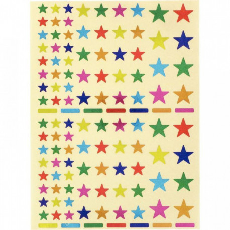 POCH 624GOMMETTE ETOIL COULEUR