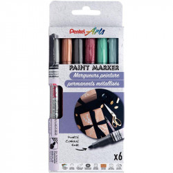 POCH 6 MARQ PEINTURE METAL ASS