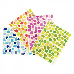 POCHETTE DE 1 056 GOMMETTES MOSAÏQUES MÉTALLISÉES ASSORTIES