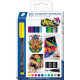 POCHETTE DE 10 FEUTRES LUMOCOLOR PERMANENTS 1,0MM ASSORTIS