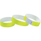 POCHETTE DE 500 BRACELETS D'IDENTIFICATION 256X19 MM JAUNE FLUO