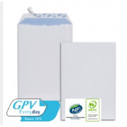 POCHETTES **BTE500*GPV4267*BLANCHES b5 176X250 90G BP FAB