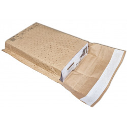 POCHETTES BULLE KRAFT BRUN 250X350X30 BTEX50 SOUFFLET EXTERIEUR 120g BULLE INTERIEUR 90g KRAFT INTERIEUR  80g
