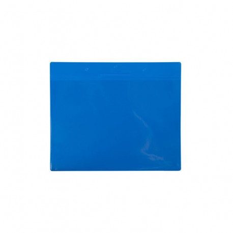 POCHETTES D'IDENTIFICATION MAGNETIQUE A4 PAYSAGE BLEU x10