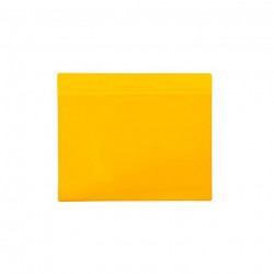 POCHETTES D'IDENTIFICATION MAGNETIQUE A4 PAYSAGE JAUNE x10