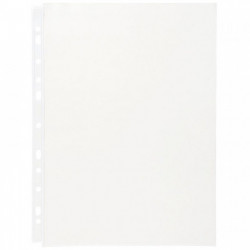 POCHETTES  PERFORÉES  A4 EN PVC 10/100ÈME PQT10