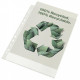 POCHETTES  PERFOREES A4 PP 7/10E PQT100 RECYCLE/RECYCLABLERESISTANCE HAUTE QUALITE FOREVER ANGE BLEU EXACOMPTA