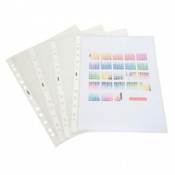 POCHETTES PERFORÉES LISSE PP 9/100ÈME *BTE100* RECYCLABLE