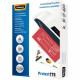 POCHETTES PLASTIFICATION A4 175 MICRONS*bte100* FELLOWES AVEC FLECHE POUR INDIQUER LE SENS DE PLASTIFICATION 