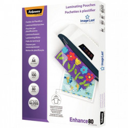 POCHETTES PLASTIFICATION A4, 80 µ SOUDE PETIT COTE **BTE100**