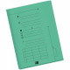 POCHETTES SOUS DOSSIER HV 2 RABATS 240G VERT PQT 25 OBLIQUE 100090072