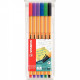 POCHETTE x 6 STYLOS-FEUTRES STABILO POINT 88 88/6