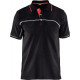 POLO BICOLORE NOIR/ROUGE TAILLE 2XL 60% COTON 40% POLYESTER 220G/M2 BLAKLADER