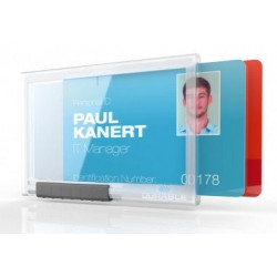 PORTE CARTE ouvert 1 carte NOIR *bte de 10* 8988-01