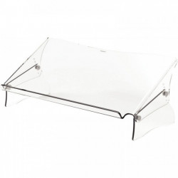 PORTE DOCUMENTS COPIES TRANSPARENT GAMME CLARITY 9731301- P A4 ET A3- HAUTEUR AJUSTABLE SUR 6 HAUTEURS 16/17,5/19/20,5/23,5CM- f