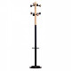 PORTE MANTEAUX ACCUEIL BOIS 8 patères rondes. Equipé d'un porte parapluie réglable en hauteur d'une capacité de 8 parapluies. Bo