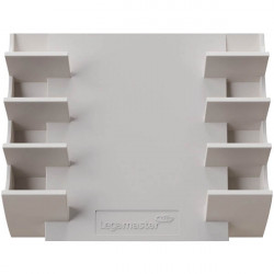 PORTE MARQUEURS TABLEAU VERRE 4 PLACES GRIS